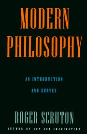 Modern philosophy by Roger Scruton