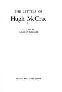 Cover of: The letters of Hugh McCrae.