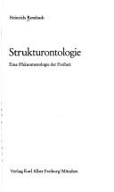 Cover of: Strukturontologie.: Eine Phänomenologie d. Freiheit.