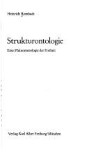 Cover of: Strukturontologie. by Heinrich Rombach