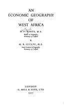 Cover of: An economic geography of West Africa