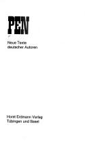 Cover of: Neue Texte deutscher Autoren: Prosa, Lyrik, Essay