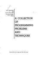 Cover of: A collection of programming problems and techniques