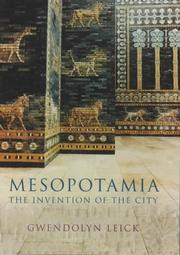 Cover of: Mesopotamia by Gwendolyn Leick