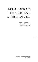 Cover of: Religions of the Orient: a Christian view