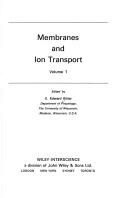 Cover of: Membranes and ion transport