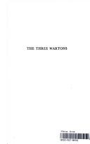 Cover of: The three Wartons, a choice of their verse. by Edited with a note and a select bibliography by Eric Partridge.