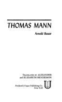 Cover of: Thomas Mann.