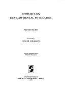 Cover of: Lectures on developmental physiology.