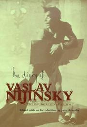 Cover of: The Diary of Vaslav Nijinsky by Vaslav Nijinsky