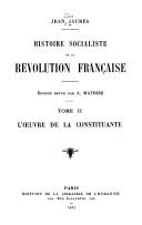 Cover of: Histoire socialiste de la Révolution française.