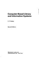 Cover of: Computer-based library and information systems by John Patrick Henley