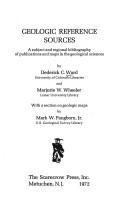 Geologic reference sources by Dederick C. Ward