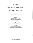 Cover of: Muir's textbook of pathology.