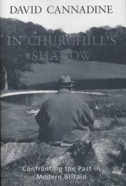Cover of: IN CHURCHILL\'S SHADOW by David Cannadine