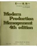 Cover of: Modern production management