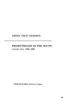 Cover of: Presbyterians in the South.
