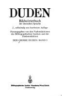 Cover of: Duden: Bildwörterbuch der deutschen Sprache
