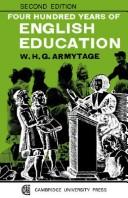 Cover of: Four hundred years of English education
