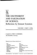 Cover of: The Excitement and fascination of science: a collection of autobiographical and philosophical essays