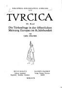 Cover of: Turcica. by Carl Göllner