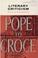 Cover of: Literary criticism, Pope to Croce