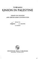 Cover of: Towards union in Palestine by Martin Buber