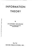 Cover of: Information theory. by Stanford Goldman