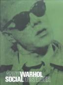 Cover of: Andy Warhol: social observer