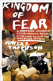 Cover of: Kingdom of Fear by Hunter S. Thompson