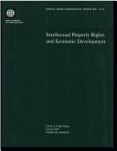 Cover of: Intellectual property rights and economic development
