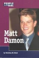 Cover of: Matt Damon by Christina M. Girod