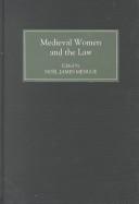 Cover of: Medieval women and the law