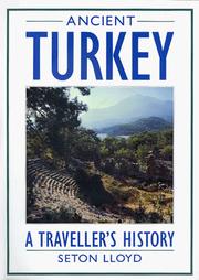Cover of: ANCIENT TURKEY: A TRAVELLER\'S HISTORY
