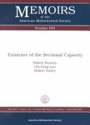 Existence of the sectional capacity by Robert S. Rumely