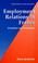 Cover of: Employment relations in France