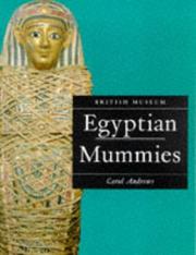 Cover of: Egyptian mummies by Carol Andrews