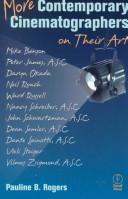 Cover of: More contemporary cinematographers on their art