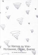 Cover of: Le vertige du vide by Agnès Hafez-Ergaut