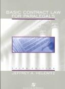 Cover of: Basic contract law for paralegals