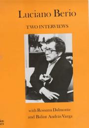 Cover of: Two interviews
