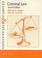 Cover of: Criminal law