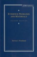Cover of Evidence problems and materials
