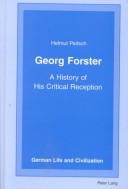 Cover of: Georg Forster: a history of his critical reception