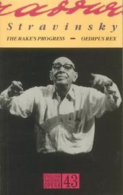 Oedipus Rex ; The rake's progress by Igor Stravinsky