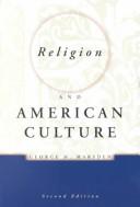 Cover of: Religion and American culture