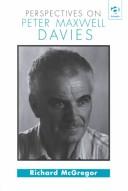 Cover of: Perspectives on Peter Maxwell Davies