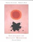 Cover of: Sociology of deviant behavior by Marshall Barron Clinard