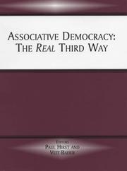 Cover of: Associative Democracy: The Real Third Way