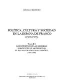 Política, cultura y sociedad en la España de Franco (1939-1975) by Gonzalo Redondo